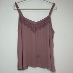 Torrid Lace Detail Tank Top Camisole Size 4
